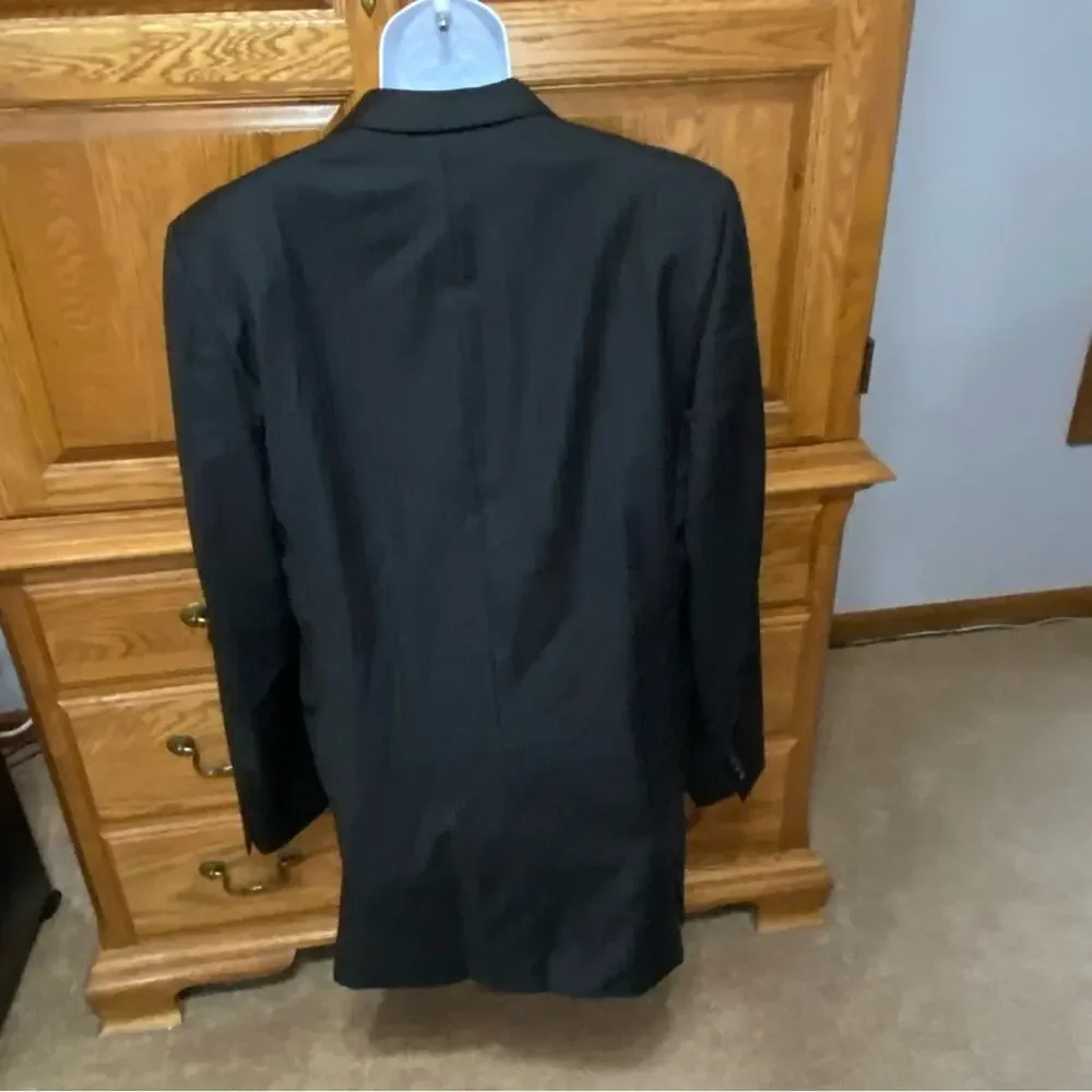 Burberry London 100% Wool Men’s Size 42 XLG Suit Jacket 3 Buttoned Blazer Jacket